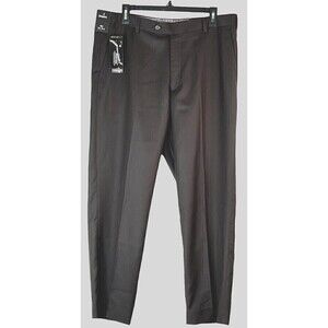 New with Tags Uniworth Regular Trouser Chocolate Mens Dress Pants Size 36x28